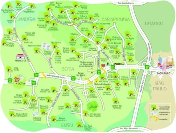 Imagem Sala para alugar, 49,66 m² por R$ 3.842,38/mês - Granja Viana - Cotia/SP