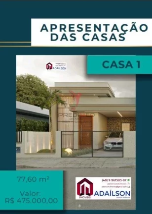 Imagem CASAS DISPONÍVEIS NO LOTEAMENTO BOSQUE SÃO JOSÉ SC R$475.000 EXCELENTE OPORTUNIDADE!