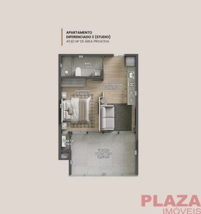 Imagem Apartamento de 2 quartos em Camboriú