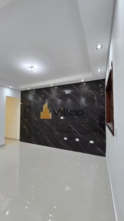 Imagem Destaques do imóvel:

-  03 dormitórios amplos (sendo 01 suíte)

-  Sala de estar com sanca em LE...