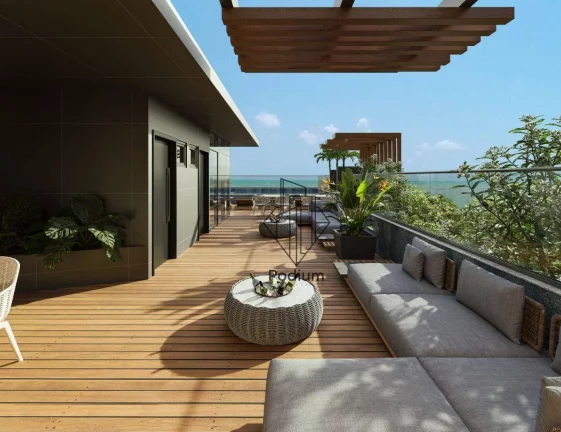 Imagem Apartamentos com varanda / sacada e excelente localização a 100m da praia de Camboinha / Cabedelo - AP1944