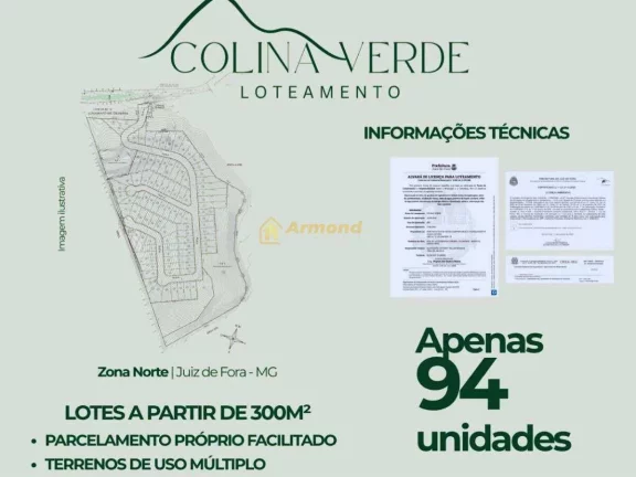 Imagem Lote à venda em Juiz de Fora, Benfica, 300m2