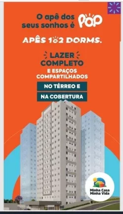 Imagem Apartamento com 2 quartos, 42m2, à venda, na planta, em Carapicuíba, Vila Sul Americana