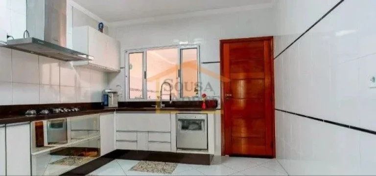 Imagem Ótimo sobrado, 3 dormitórios, sendo os 3 suites, closet, rico em armários, sala 2 ambientes, cozi...