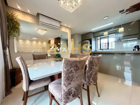 Imagem Ótimo apartamento finamente mobiliado localizado no Saguaçu próximo ao BONJA. Possui 91,96m² pri...