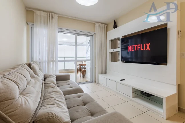 Imagem Apartamento no Boqueirão em Praia Grande Frente Mar