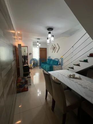 Imagem Sobrado à venda em Santo André-SP, Jardim Jamaica: 3 quartos, 1 suíte, 2 salas, 3 banheiros, 2 vagas, 86m².
