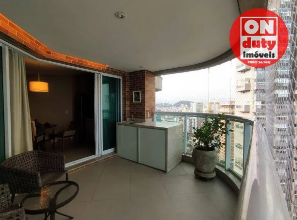 Imagem Apartamento com 1 dormitório à venda, 45 m² por R$ 740.000,00 - Gonzaga - Santos/SP
