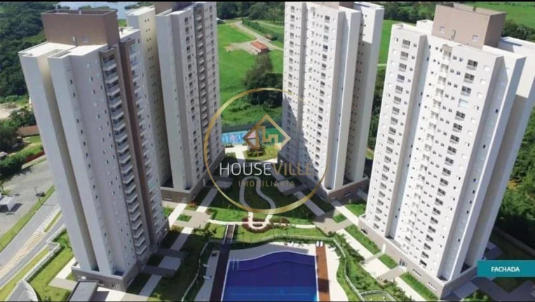 Imagem Apartamento 2 dormitórios ( 1 suíte), Andar Alto, Arboville, Jacareí.