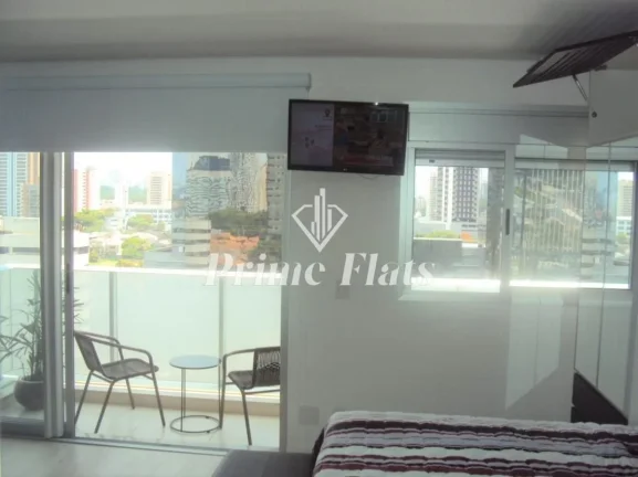 Imagem Flat disponível para locação no Condomínio Add Nova Berrini, com 33m², 1 dormitório e 1 vaga