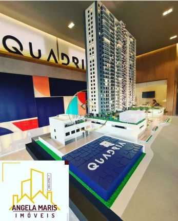 Imagem Apartamento 2 dormitórios ( 1 Suíte), 2 Vagas, Quadria RDC, Aquarius, Sjc.