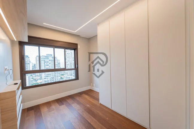 Imagem Apartamento Quartier Brooklin pronto para morar andar alto vista livre