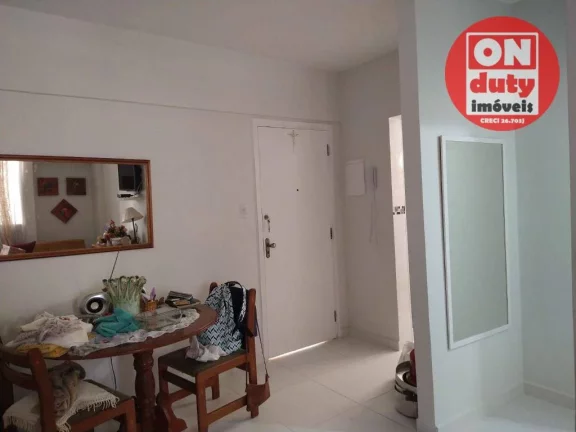 Imagem Apartamento com 1 dormitório à venda, 55 m² por R$ 400.000,00 - Aparecida - Santos/SP