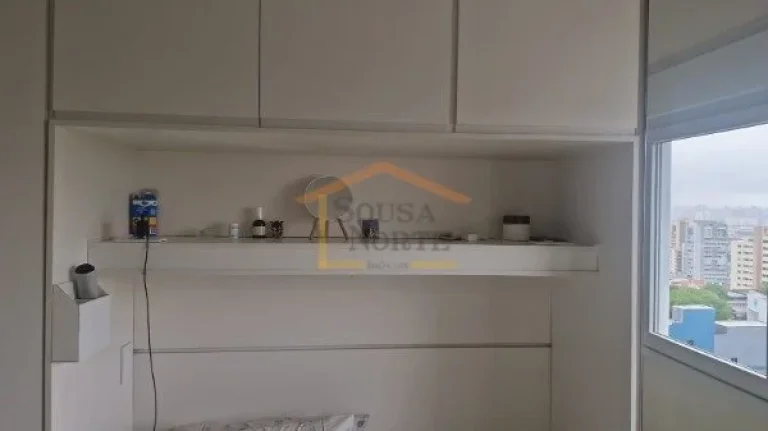 Imagem Apartamento em Santana com 42 m², 1 dormitório, 1 banheiro, varanda, Imóvel mobiliado com móveis...
