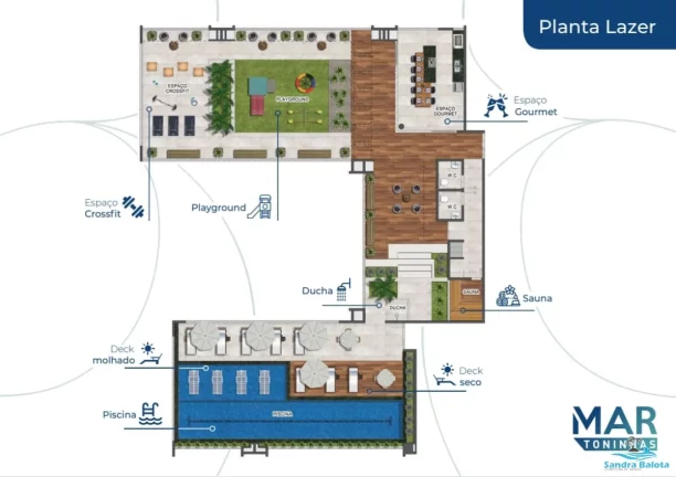 Imagem Stúdios de 35,70 m²/Toninhas-Ubatuba