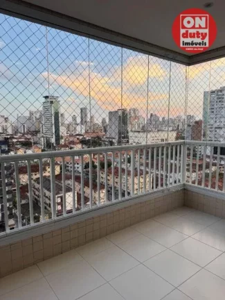Imagem Apartamento com 3 quartos para alugar, 111 m² por R$ 5.700/mês - Vila Matias - Santos/SP