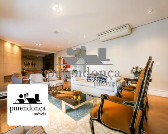 Imagem Apartamento em edifício neoclássico no Ibirapuera com 4 suítes e 5 vagas, 310m²