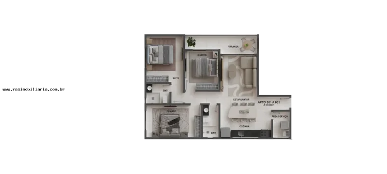 Imagem Apartamento à venda Altiplano em João Pessoa/PB, 2 Quartos