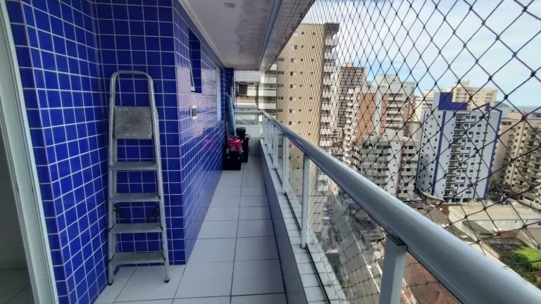 Imagem Apartamento com 3 dorms, Aviação, Praia Grande - R$ 820 mil, Cod: 2382