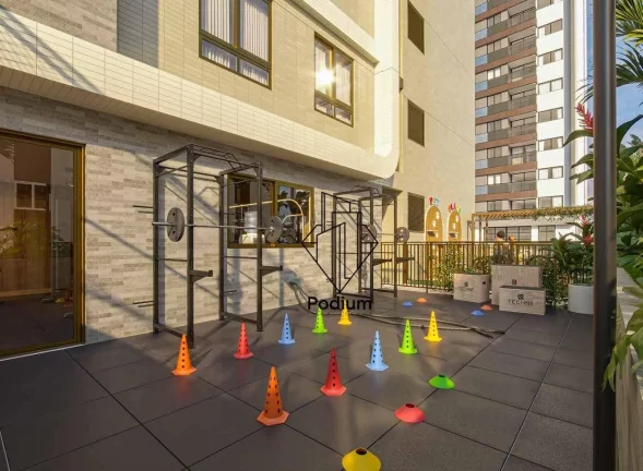 Imagem Apartamentos localizados entre o Parque Parahyba I e a praia do Jardim Oceania -