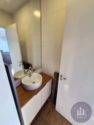 Imagem Sala mobiliada 42m² para aluguel por R$ 3.290,00/mês - Alphaville/SP