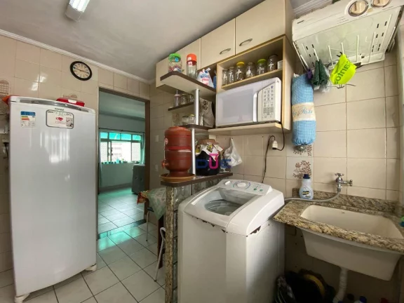 Imagem Apartamento de 3 quartos no BNH na Vergueiro Steidel com estacionamento murado para 2 carros e gás encanado à venda, 62 m² - Aparecida - Santos/SP