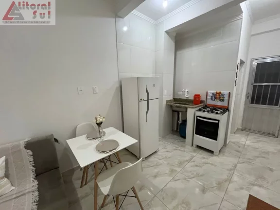 Imagem Apartamento à venda em Praia Grande-SP, Aviação: 1 quarto, 1 banheiro, 1 vaga de garagem, 28m² de área