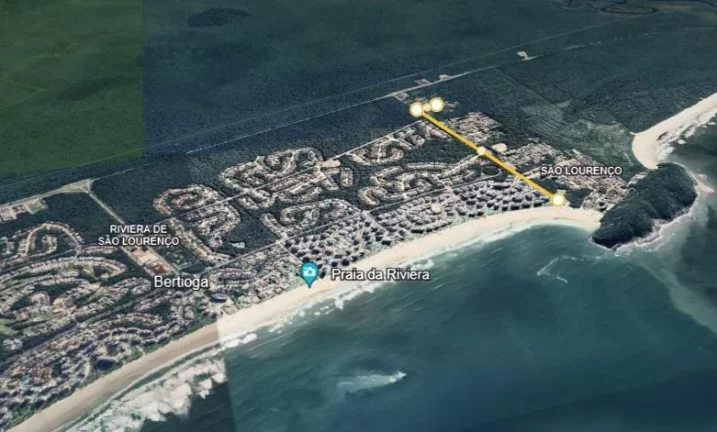 Imagem Terreno à venda, 500 m² por R$ 370.000,00 - Riviera de São Lourenço - Bertioga/SP