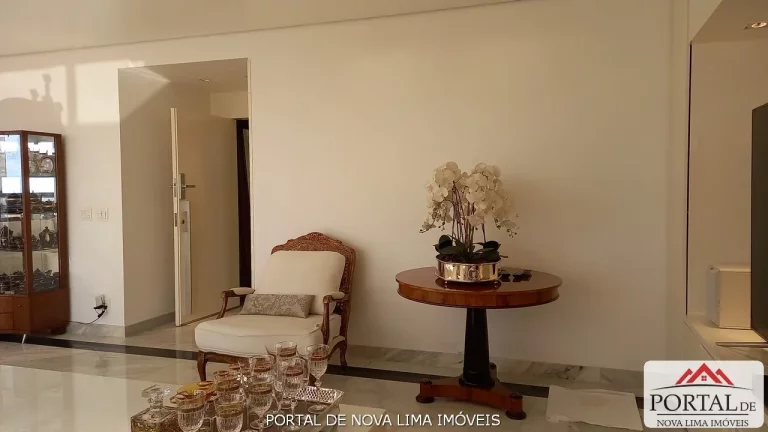 Imagem Apartamento a venda no Belvedere, um apartamento de 4 quartos a venda, 240 m² e 5 vagas livres, acabamento impecável