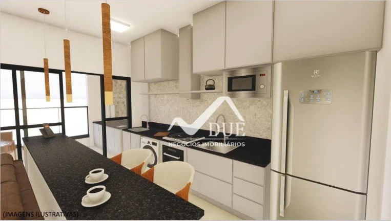Imagem Apartamento com 2 quartos c/ lazer à venda, 75 m² por R$ 994.420 - José Menino - Santos/SP