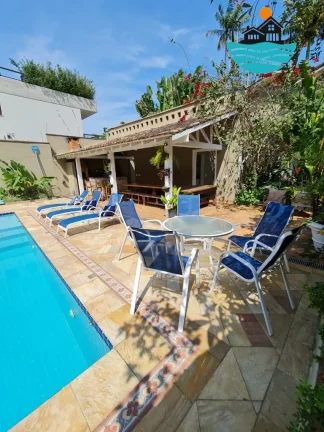 Imagem Casas para Alugar Temporada em Juquehy - com 7 suítes, lado direito, 30 m da praia. máx. 18 pessoas | Juquehy Imobiliária
