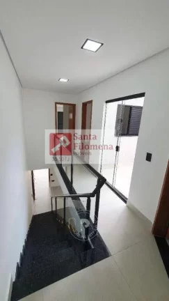 Imagem Sobrado para Venda em Santo André, Parque das Nações, 3 dormitórios, 1 suíte, 3 banheiros, 4 vagas