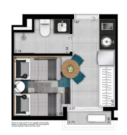 Imagem STUDIO RESIDENCIAL em São Paulo - SP, Perdizes