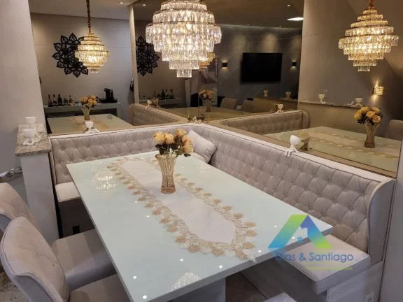 Imagem Santo André Lindo sobrado designer moderno, espaço gourmet, com excelente localização e valor.