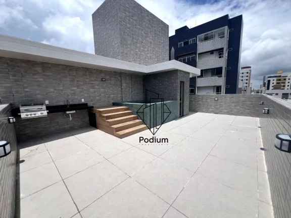 Imagem Cobertura Duplex com piscina privativa a 130m da praia do Bessa - CO0194