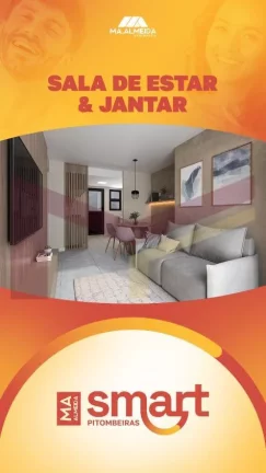 Imagem SMART PITOMBEIRAS APART HOUSE 2/4 CAMPO LIMPO