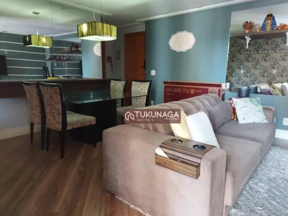 Imagem Apartamento com 3 dormitórios à venda, 76 m² por R$ 590.000,00 - Jardim Nova Taboão - Guarulhos/SP