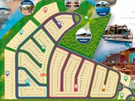 Imagem Terreno residencial para venda em Residencial Enseada da Fronteira, 681m2