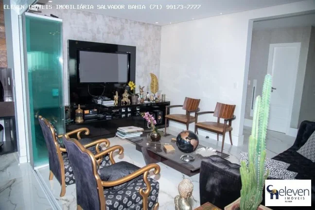 Imagem Apartamento para Venda em Salvador, Horto, 4 dormitórios, 4 suítes, 6 banheiros, 4 vagas