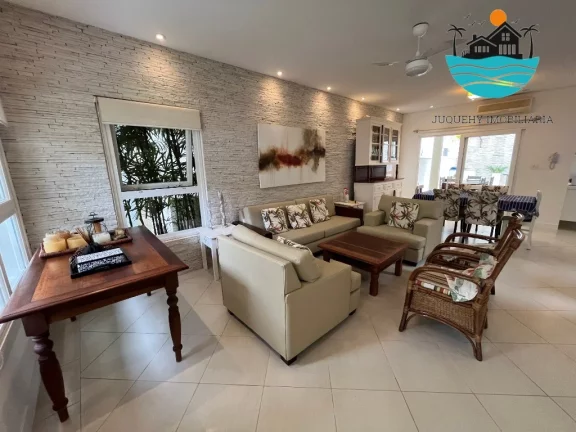 Imagem Aluguel Juquehy anual e Temporada - Casa em condomínio fechado com 4 suítes, piscina privativa a 100m da praia - máx. 10 pessoas | Juquehy Imobiliária