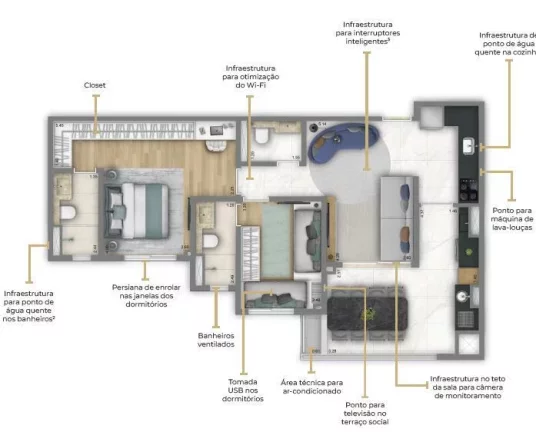 Imagem APARTAMENTO RESIDENCIAL em Santo André - SP, Jardim