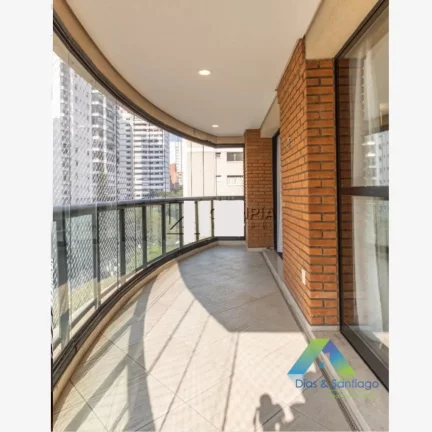 Imagem Apartamento de alto padrão com 170m² em Moema Pássaros fora da rota dos aviões e a 10 minutos a pé do Parque Ibirapuera.