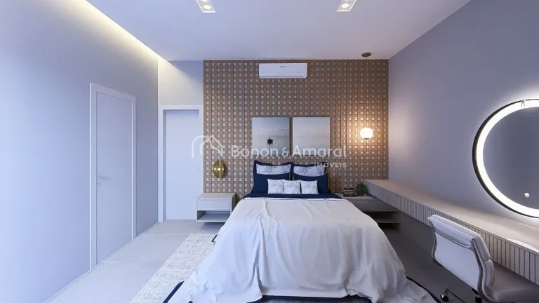 Imagem Casa térrea nova à venda com 3 quartos sendo 3 suítes, todas com armários planejados, ar condici...