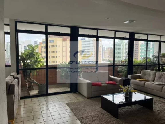 Imagem Vendo Apartamento com 347,69m², 4 quartos s/ 3 suítes + DCE, sala ampla e 3 vagas