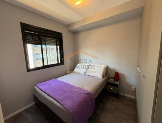 Imagem Apartamento de 34 m², com 2 dormitórios, banheiro, sala e cozinha, totalmente mobiliado.
SEM VAGA ...