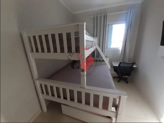 Imagem Apartamento á 500m2 da Praia ,Mobiliado ,2 dorm, 1 suíte,varanda grill, 1 vagas, 61 m2 ,bairro Guilhermina,Praia grande