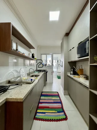 Imagem Apartamento 03 suítes de 123m², vista mar com churrasqueira a carvão, menos de 100 metros do mar no Canto do forte