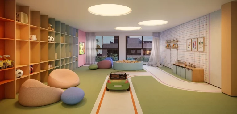 Imagem Studio Garden com Área Externa Privativa a 60m da Praia do Bairro Bessa - João Pessoa/PB - FL0833