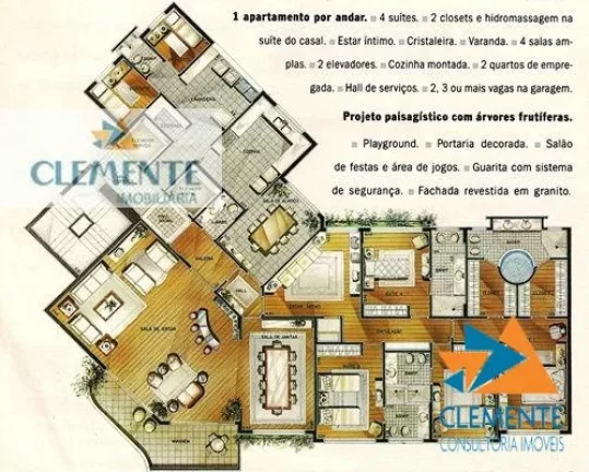 Imagem Apartamento 04 QUARTOS 04 SUITES Bairro LOURDES Belo Horizonte MG