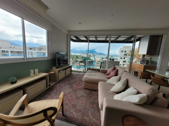 Imagem Apartamento cobertura penthouse com 4 suítes, vagas para 4 carros, 251 m² a venda no Itaguá em Ubatuba.